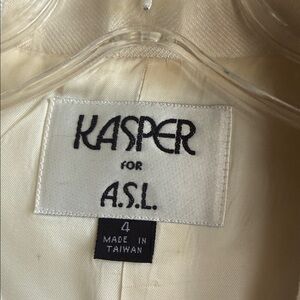 Kasper Ivory Jacket & skirt